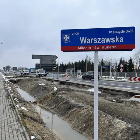 Rozbudowa ul. Warszawskiej [styczeń 2023] - fot 1